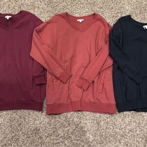 Zenana Outfitters V-Neck Sweater Bundle